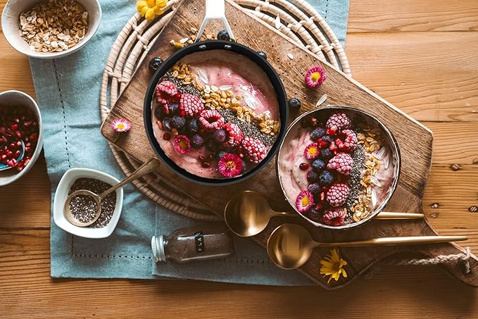 MSMK 3.5 Quart Non stick Sauce Pan with lid, Stay-Cool Handle, Burnt also Nonstick, PFOA Free Non-Toxic, Scratch-resistant, Induction Cooking Pot