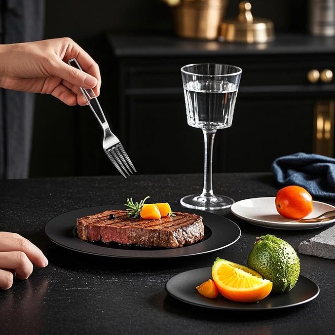 SACATR 360 Count Plastic Forks Heavy Duty, Plastic Silverware Clear Forks, Premium Disposable Forks Bulk, BPA-Free, Heat Resistant, Suitable for Parties, Events and Everyday Use