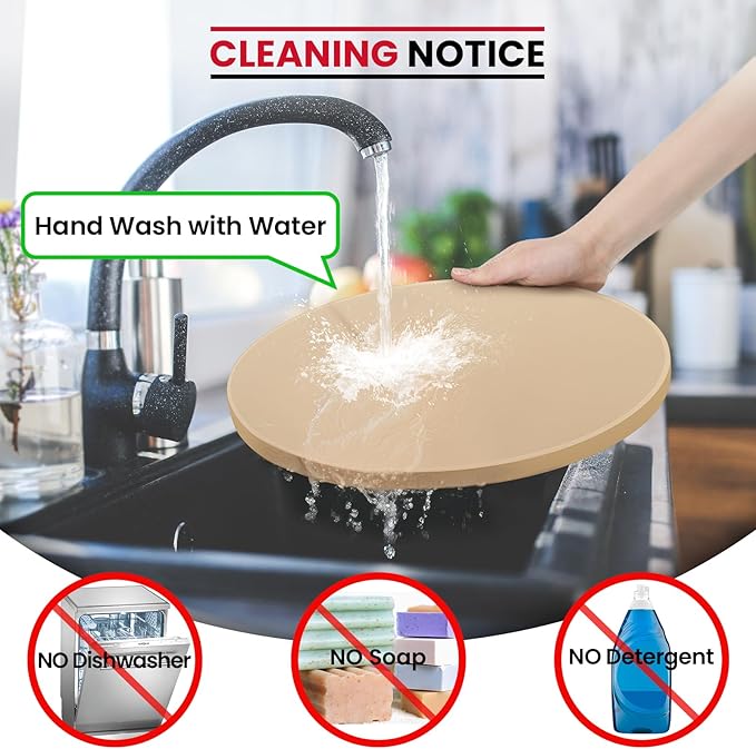 Unicook Pizza Stone for Grill Oven, 15 Inch Round Baking Stone, Heavy Duty Cordierite Bread Cooking Pan, Thermal Shock Resistant, Ideal for Making Crisp Crust Pizza, Bread and More, Includes Scraper