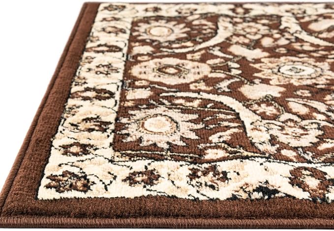 Unique Loom Espahan Collection Area Rug - Cape Cod (4' 1" x 6' 1" Rectangle, Brown/ Beige)