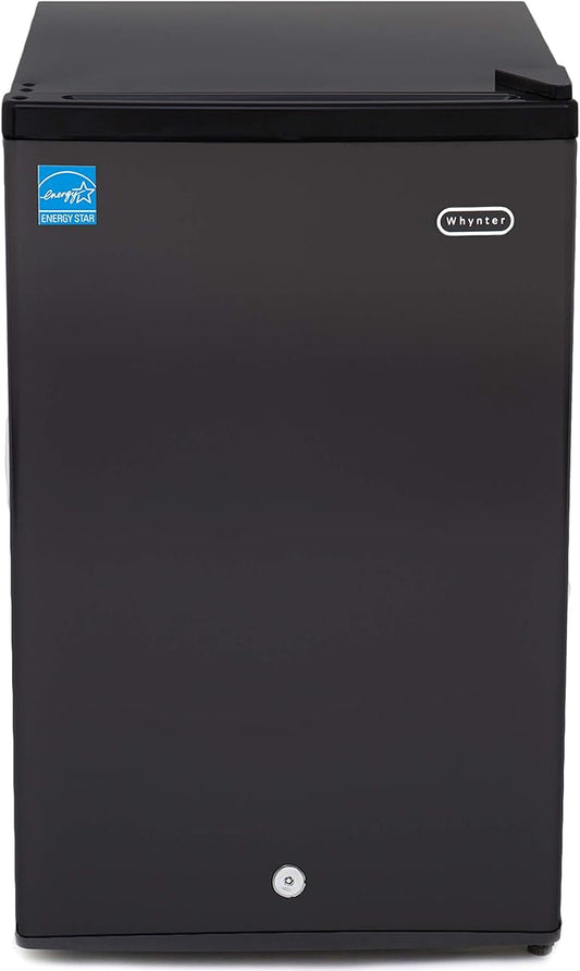 Whynter CUF-301BK 3 cu. ft Energy Star Upright Freezer with Lock – Black