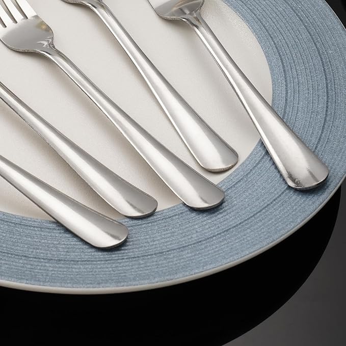 60 PCS Dinner Fork Set - Windsor Stainless Steel Silverware Fork 7.1 Inch with Dishwasher Safe Flatware Forks for 60,Table Forks for Home,Kitchen or Restaurant
