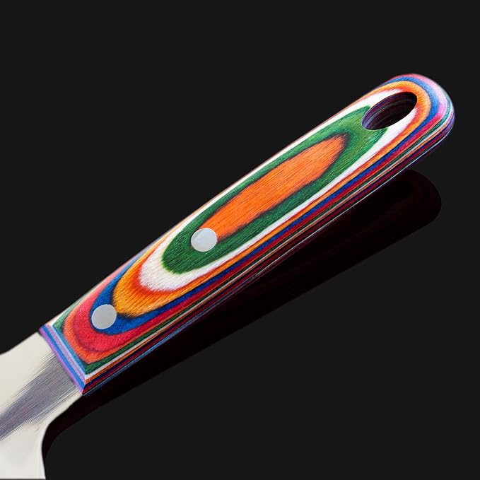 Totally Bamboo Baltique Marrakesh Collection Cake and Pie Server, Stainless Steel Wedding Cake Knife and Server with Comfortable Wooden Handle