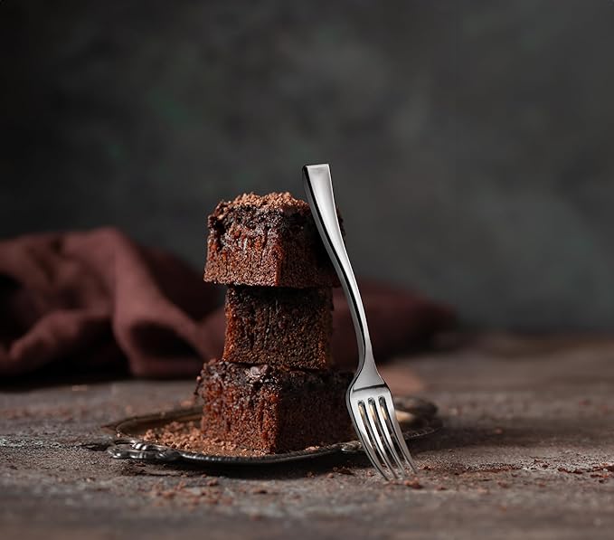 Posh Setting - Mini Fork - Silver Disposable Forks, 4 inch - Small Forks for Appetizers(36 Pack)