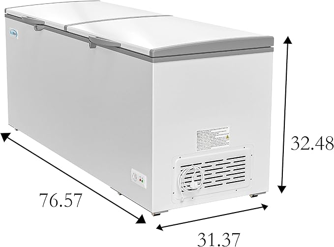 KoolMore SCF-24C Chest Freezer, 24 cu. ft, White