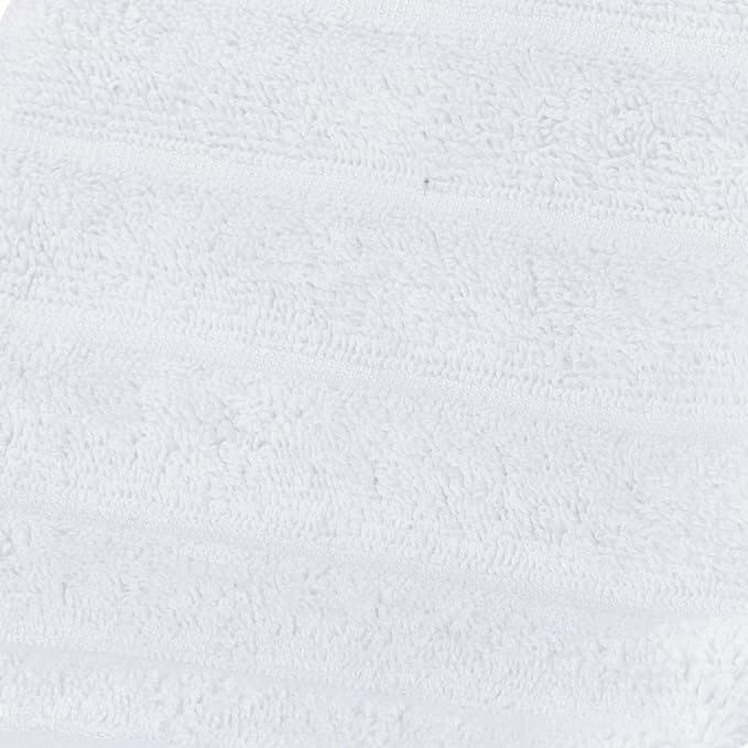 Classic Turkish Towels CTT Luxurious 100% Turkish Cotton Washcloths 6 Pack, Highly Absorbent & Quick Dry, Face Towels Wash Cloths for Hotel, Spa & Gym | 13"x13" (White)