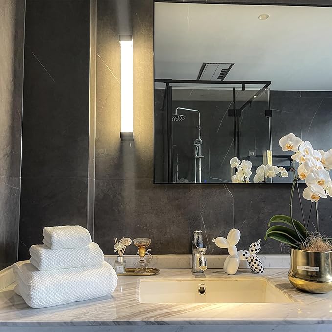 Oversized Bath Towels Extra Large 40x80 Inches Bath Sheets for Adults Super Soft Quick Dry Highly Absobent Microfiber Shower Towels (White,6 Piece)…