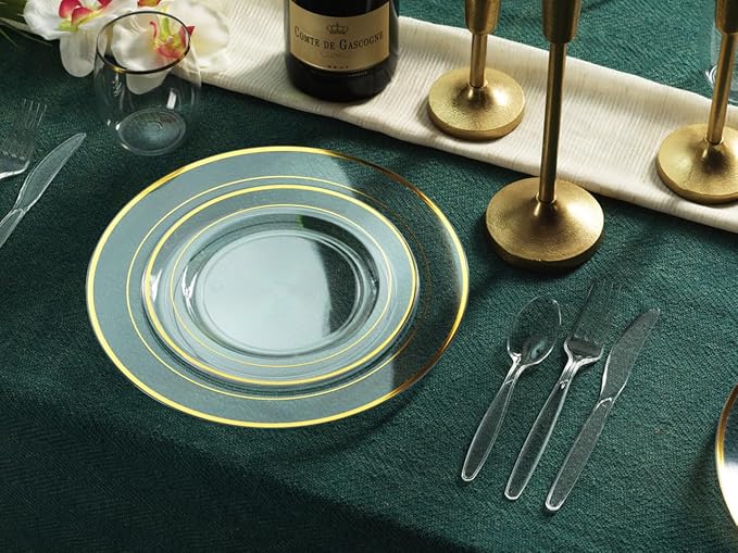 360 Count Clear Plastic Forks Heavy Duty, Premium Disposable Forks, Heat Resistant and BPA Free Plastic Silverware Utensils, Durable Plastic Cutlery Set for Parties, Picnics, Events