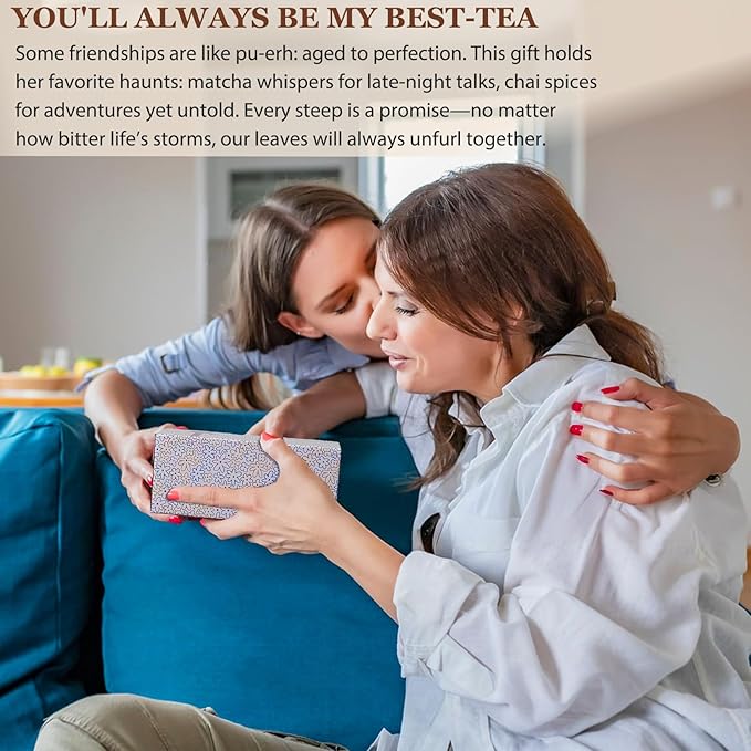 Funny Friendship Gifts for Women Bestie Gift for BFF, Friend, Coworkers, Work Besties - Birthday, Christmas, Office Home Use - You'll Always Be My Best-Tea- 16oz Glass Cup