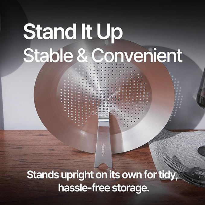 316 Stainless Steel Removable Handle Cookware, 5-Ply Stackable Cookware Set, 6-Piece Pans with Universal Lid, Induction Compatible, Oven & Dishwasher Safe