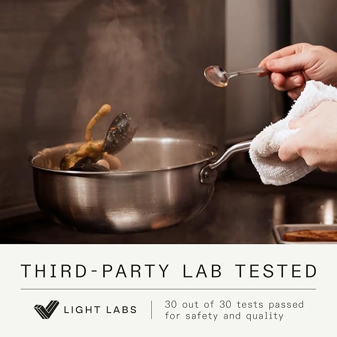 Made In Cookware - 3/4 Quart Stainless Steel Butter Warmer - 5 Ply Stainless Clad - Professional Cookware - Crafted in Italy - Induction Compatible