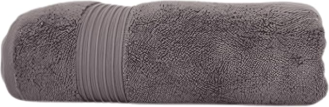 Milara Turkish Luxurious Extra Large Cotton Bath Sheet | Premium Bath Sheet Towels Ultra-Soft, Highly Absorbent, Durable | Anthracite (Dark Gray) Plush Bath Sheets, (35x70 Inches)