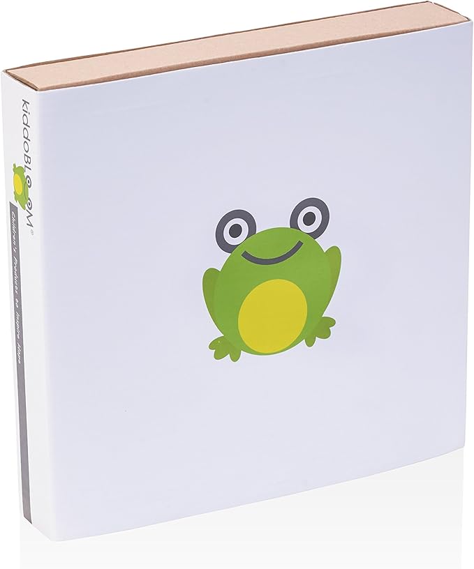 Kids Stainless Steel Utensil Set | Premium #304 (18/8) | Adorable Frog Design | 5-piece Set: 2 Spoons, 2 Forks, & 1 Butter Knife | Safe & Durable for Toddlers and Children | by Kiddobloom