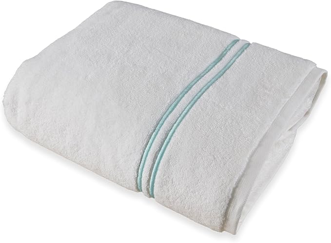 Maisonette Loft Baratta Egyptian Cotton Turkish Hand Towels - Soft, Absorbent Washcloths for Face - Ideal Quick Dry Small Towel Wash Cloth Set for Bathroom - (13" x 13", 6 Pack) - White, Turquoise