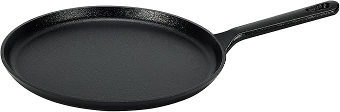 Amazon Basics Pre-Seasoned Cast Iron 5 Pieces Kitchen Pots and Pans Cookware Set, Black, 14.17 x 12.2 x 10.63 in