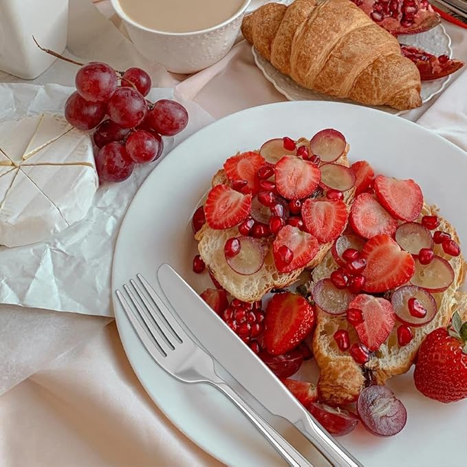 Dinner Forks Set-12 Piece 18/10 Stainless Steel Dinner Forks, 7.5 Inches Table Forks,Salad Forks Silverware,Metal Forks for Home Kitchen Restaurant Hotel,Mirror Finish & Dishwasher Safe