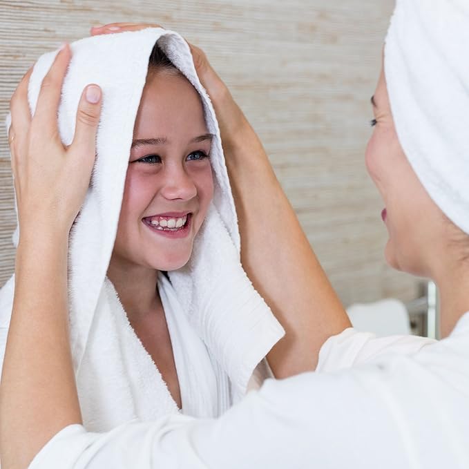 Superior Egyptian Cotton Pile Face Towel/Washcloth Set of 6, Ultra Soft Luxury Towels, Thick Plush Essentials, Absorbent Heavyweight, Guest Bath, Hotel, Spa, Home Bathroom, Shower Basics, Rust