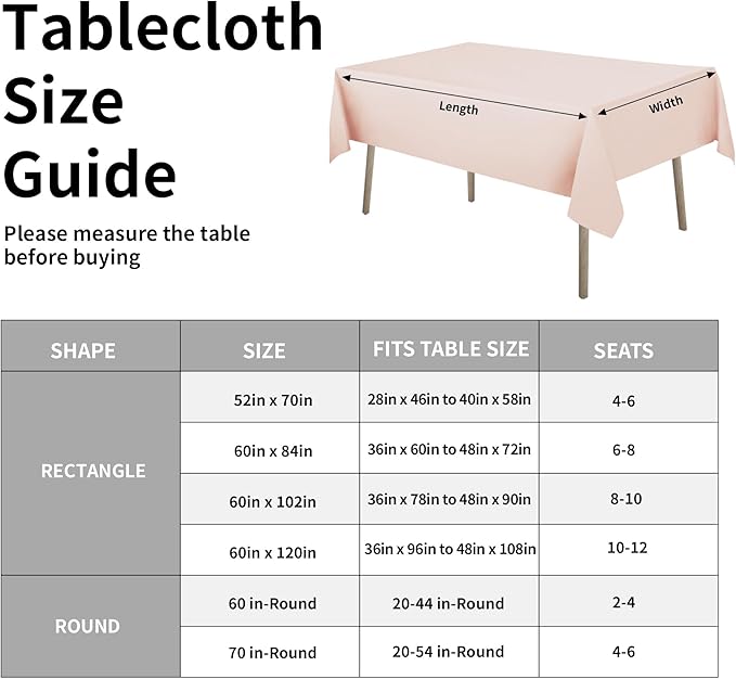 Easy-Going Faux Linen Waterproof Spill-Proof Tablecloth Stain Resistant Rectangle Table Cloth Wrinkle Free Decorative Fabric for Kitchen, Dining, Party, Weddings, Restaurants (60x120 in, Pink)