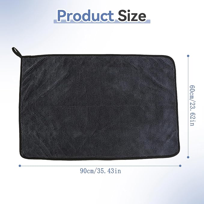 Shiny Wipes Shower Cleaning Cloth - 1pcs Super Absorbent Microfiber Bath Towels for Effortless Cleaning of Windows, Bathroom, Car & Home Toilet - Must-Have!(23.6x35.4in)