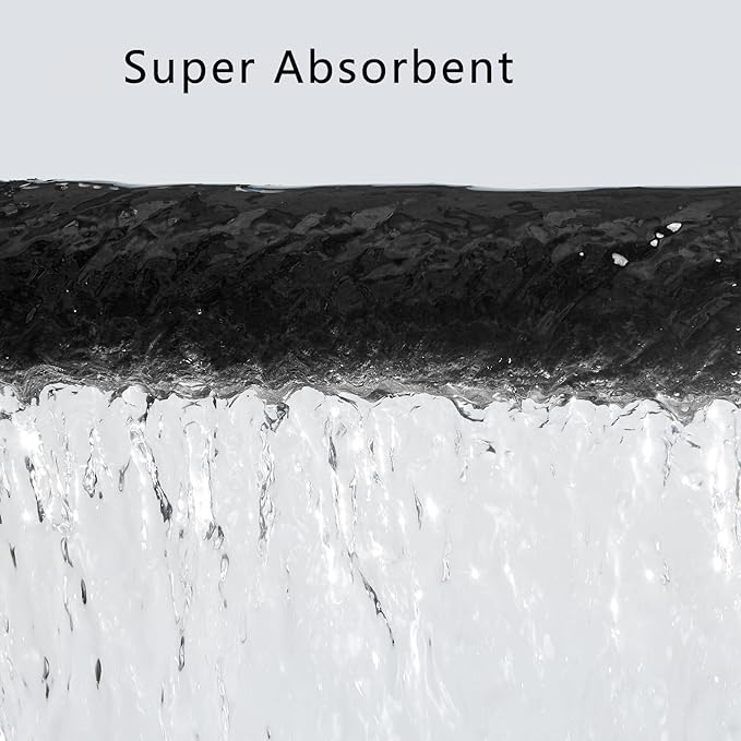 Oversized Bath Towels Extra Large 40x80 Inches Bath Sheets for Adults Super Soft Quick Dry Highly Absobent Microfiber Shower Towels (2 Piece, Black)