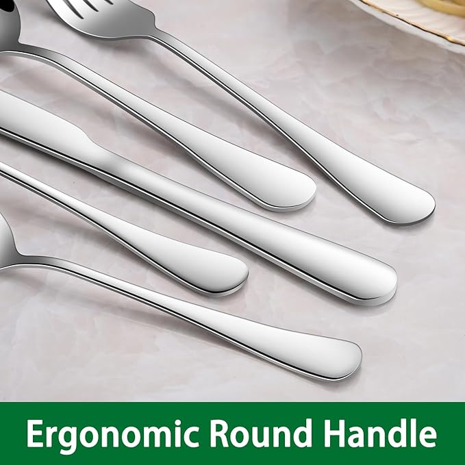 8-Piece 6.7 Inch Salad Forks Set,Durable Dishwasher Safe Stainless Steel Dessert Forks,Silverware Fork,Flatware Fork For Home Kitchen