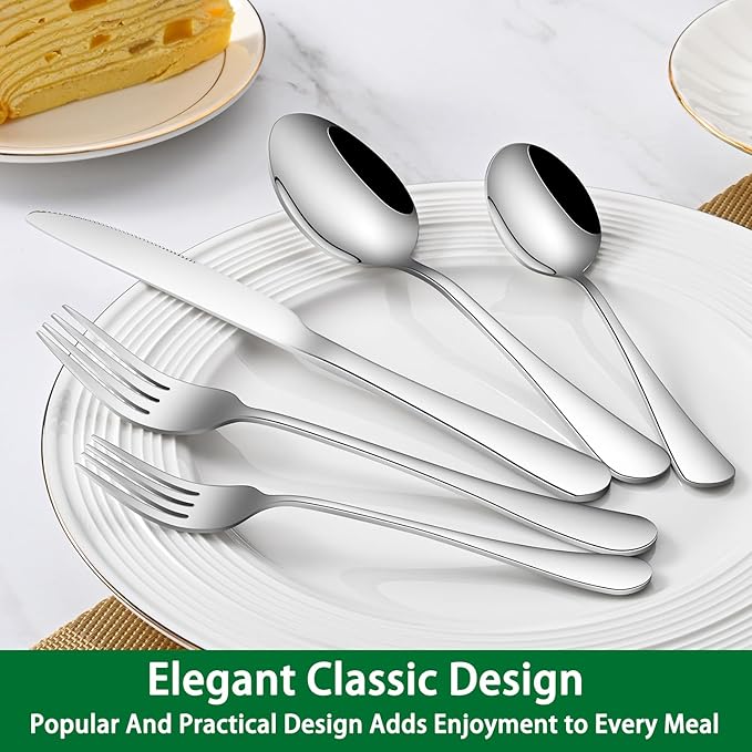 8-Piece 6.7 Inch Salad Forks Set,Durable Dishwasher Safe Stainless Steel Dessert Forks,Silverware Fork,Flatware Fork For Home Kitchen