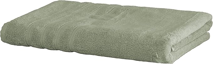 Mosobam Luxury Turkish Towels Bath Sheets 35X70 Seagrass Green Oversize 700 GSM Bamboo Viscose & Aegean Turkish Combed Cotton
