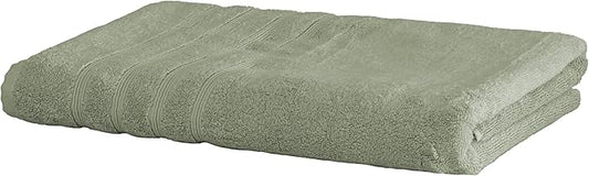 Mosobam Luxury Turkish Towels Bath Sheets 35X70 Seagrass Green Oversize 700 GSM Bamboo Viscose & Aegean Turkish Combed Cotton