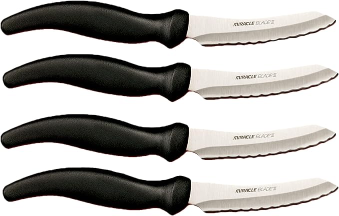 Miracle Blade III 4-Piece Steak Knife Set