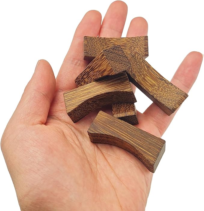 48 Pieces Wooden Chopstick Holders Chopstick Rest for Home, Hotel, Restaurant