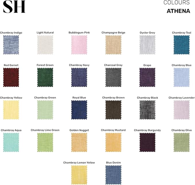 Solino Home Linen Tablecloth 54 x 72 Inch - 100% Pure Linen Chambray Olive Table Cloth for Rectangular Tables - Athena, Machine Washable Cloth Tablecloth for Christmas