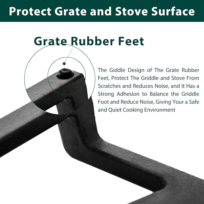 316499902 Griddle Stove Replacement Parts for Frigidaire Gas Stove Parts Frigidaire Stovetop Plate Cooktop LFGF3052TFA Cast Iron Range Center Burner Griddle Pan 1 Pack