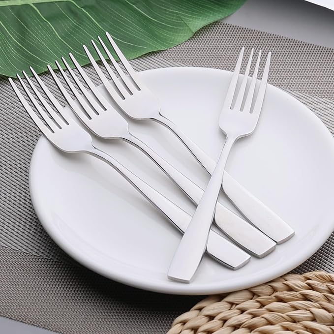 12-piece Stainless Steel Dinner Forks, Table Forks, 8.07 Inch