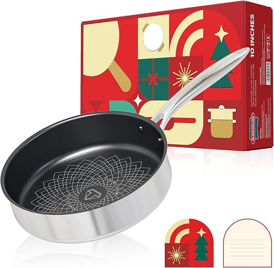 SUNHOUSE Cookware for Cooking (FRY PAN (LIMITED BOX), 10 inch)