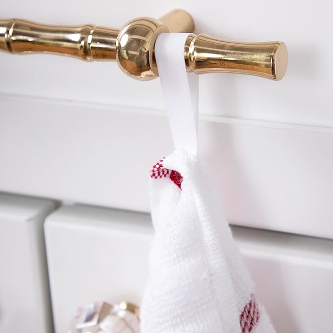 All-Clad Checked Kitchen Towel: Highly Absorbent, Super Soft Long Lasting - 100% Cotton, 17"x30" Tea Towel for Cleaning & Drying Dishes, Pans, Glassware, or Countertops, (1-Pack), Chili