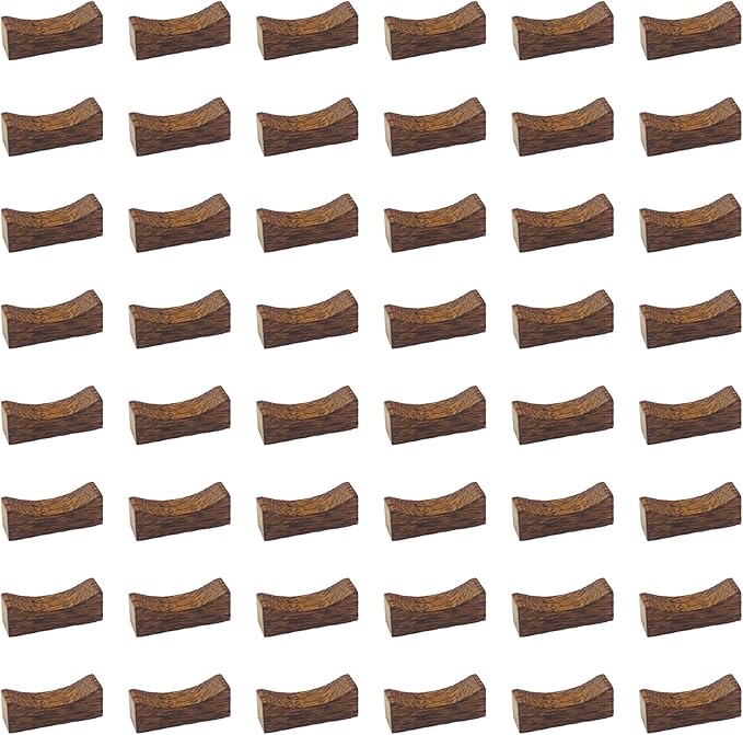 48 Pieces Wooden Chopstick Holders Chopstick Rest for Home, Hotel, Restaurant