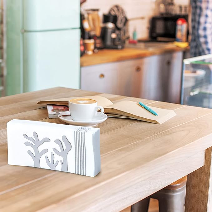 LITOPAK 100 Pack Guest Towels Disposable, Soft And Absorbent Bathroom Napkins, Paper Guest Towels for Bathrooms, Party, Wedding or Events. White and Silver