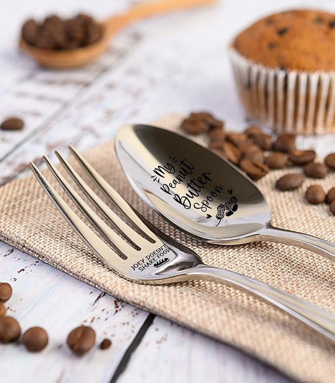 Joey Doesn't Share Food Dinner Fork,Friends Tv Show Merchandise,Friends Tv Fans Fork for Women,Men, Friends,Sister Birthday Christmas Graduation Thanksgiving Day Gifts