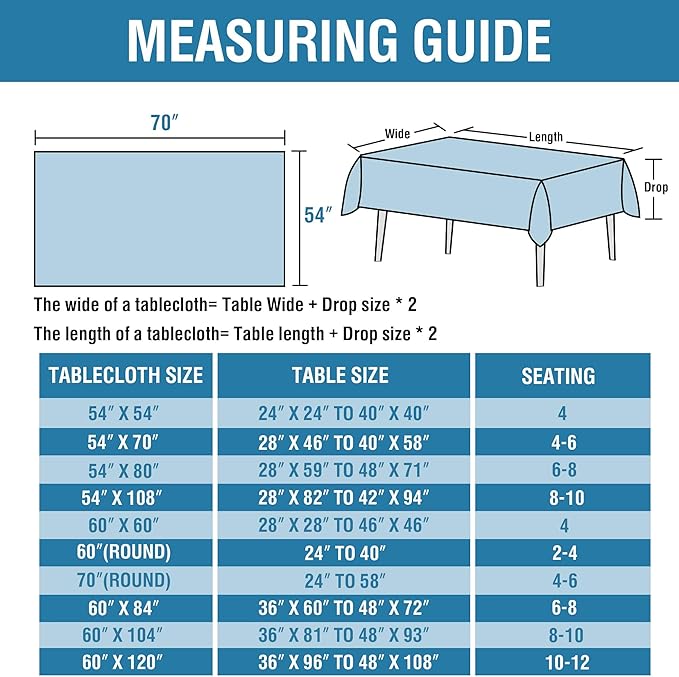 H.VERSAILTEX Linen Textured Table Cloths Round 70 Inch Premium Solid Tablecloth Spill-Proof Waterproof Table Cover for Dining Buffet Feature Extra Soft and Thick Fabric Wrinkle Free, Christmas Red