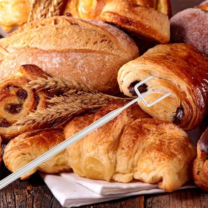 Amosfun Chocolate Fork Set 6 Pcs Stainless Steel Fondue Forks for Chocolate Dipping Candy Making Dessert Decoration Tools