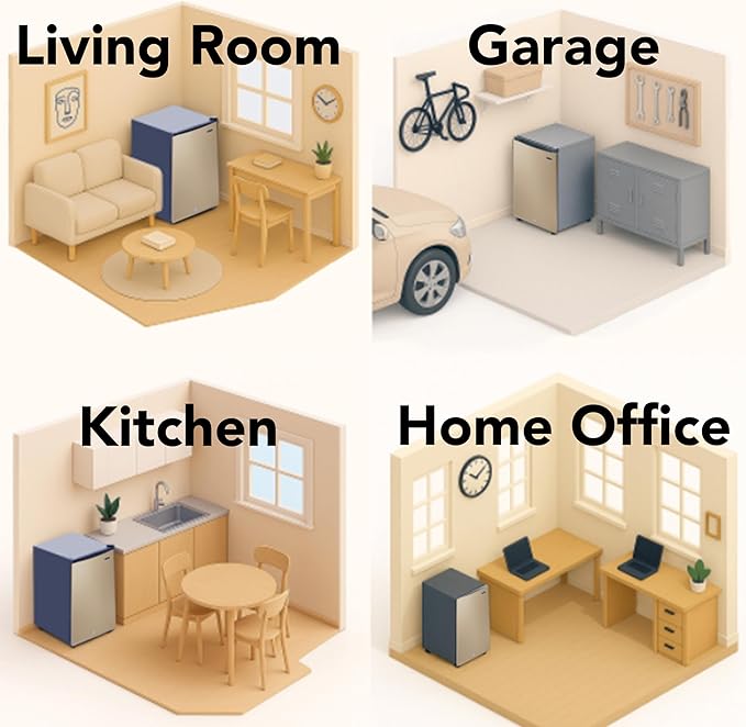 Whynter Upright Freezer with Lock, 2.1 Cu. Ft. Small Freezer Mini Freezer for Bedrooms, Dorms, Garages, Offices, CUF-210SS, Rose Gold