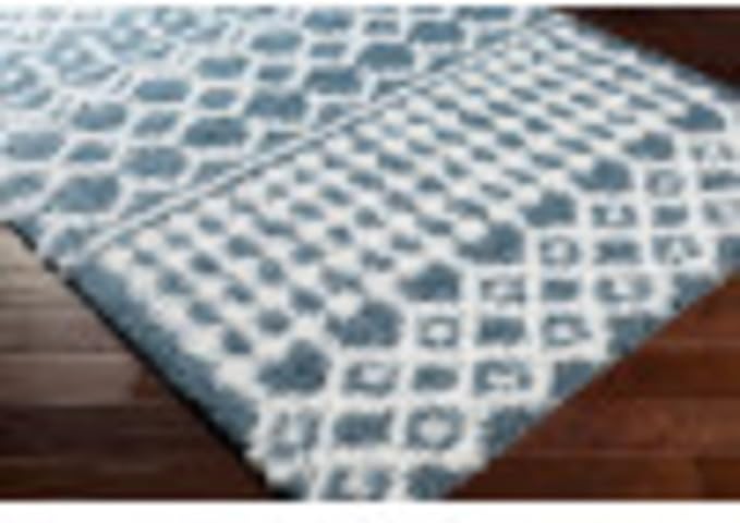 Livabliss Hapsburg Moroccan Shag Area Rug, 2' x 2'11", Denim