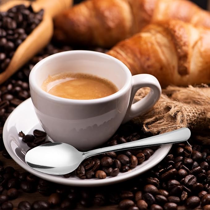 120 PCS Teaspoons Set - Windsor Stainless Steel Tea Spoons 5.9 Inch with Dishwasher Safe Small Spoons,Metal Dessert Spoon,Dinner Spoon Silverware for Home,Kitchen or Restaurant