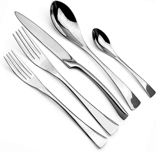 20-Piece 18/10 Stainless Steel Flatware Set, Service for 4
