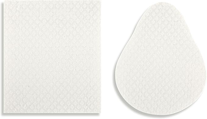 DEMDACO Reusable Biodegradable Kitchen Cleaning Dish Cloth from Design Serving Collection 6 x 7 Inch Cotton Blend Cherry Assorted Set of 2