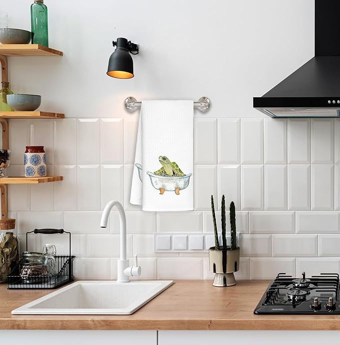 Sea Turtle Gifts Hand Towels Decorative, Sea Turtle Bathroom Decor, Funny Coastal Beach Hand Towels Drying Cloth for Kids Toddler Bathroom Decor, 16x24 Inch