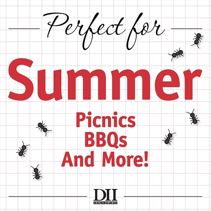 DII Variegated Tabletop Collection, Placemat Set 13x19, Spice, 6 Piece