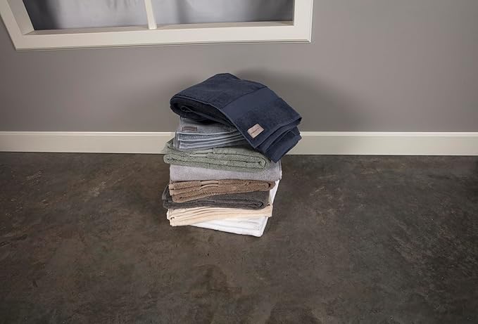 Maisonette Elegance 100% Organic Cotton Turkish Bath Sheets - Soft, Absorbent Oversized Bathroom Towels - Ideal Quick Dry Extra Large Luxury Towel Set for Shower - (35" x 70", 2 Pack) - Pewter