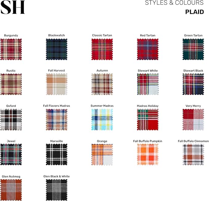 Solino Home Linen Tartan Plaid Table Runner 108 Inches Long - 100% Pure Linen Red Madras Holiday Plaid Table Runner 14 x 108 Inch for Dining, New Year