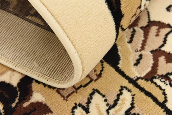 Unique Loom Espahan Collection Area Rug - Cape Cod (8'Square, Ivory/ Beige)